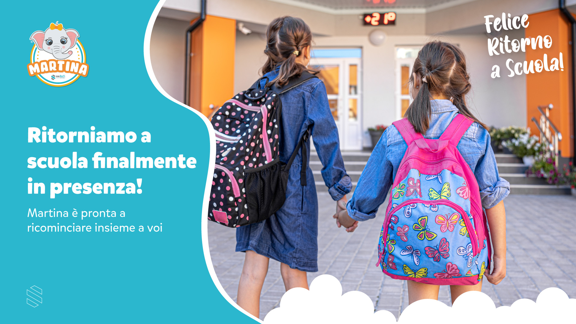 Ritorniamo a scuola finalmente in presenza!